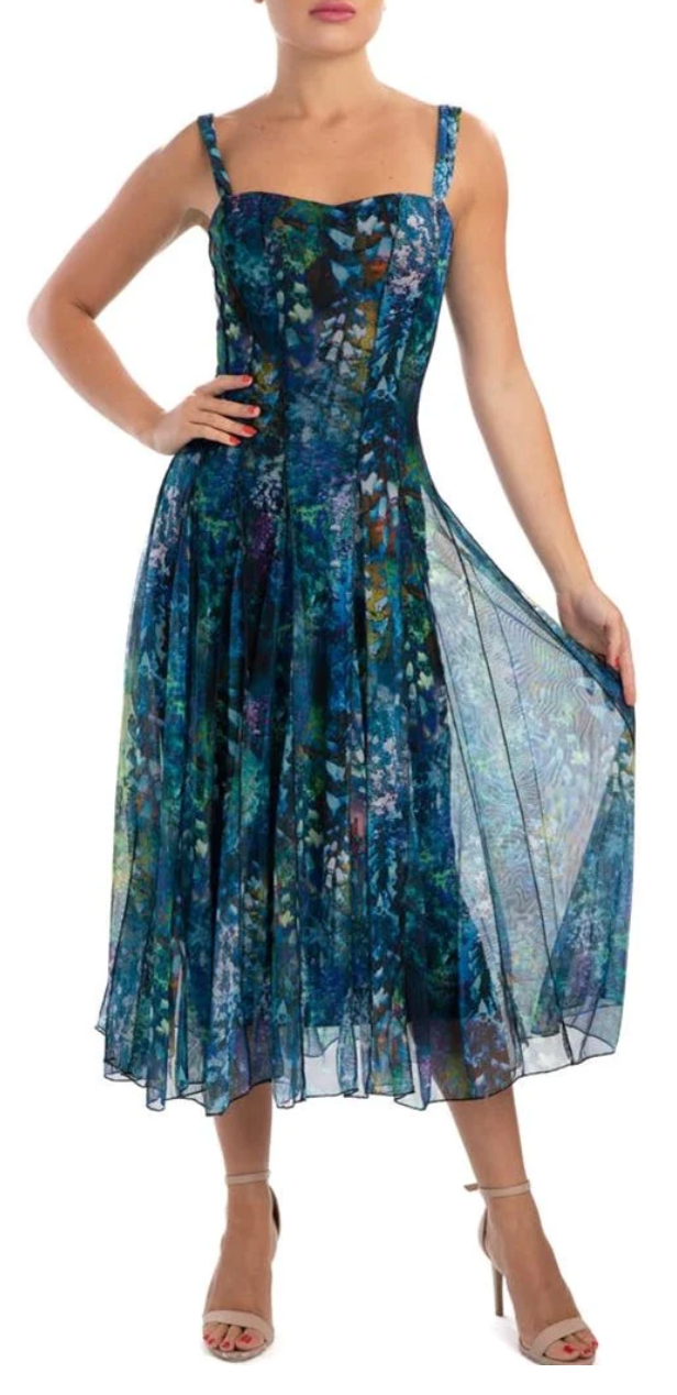 Elana Kattan Quella Printed Dress