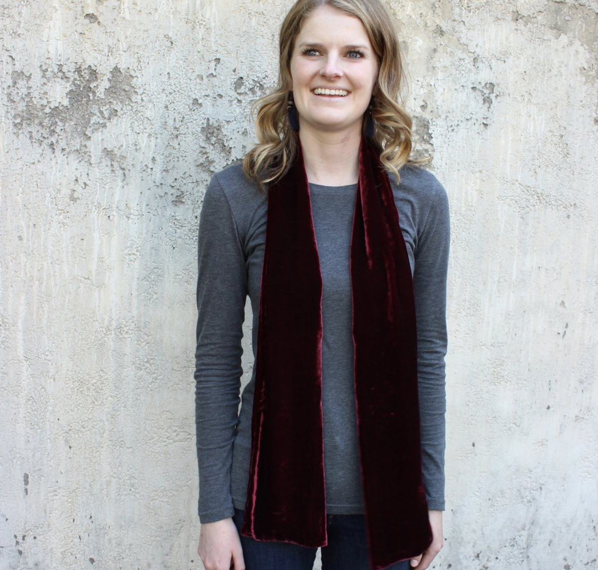 Dana Herbert | Silk Velvet Scarf