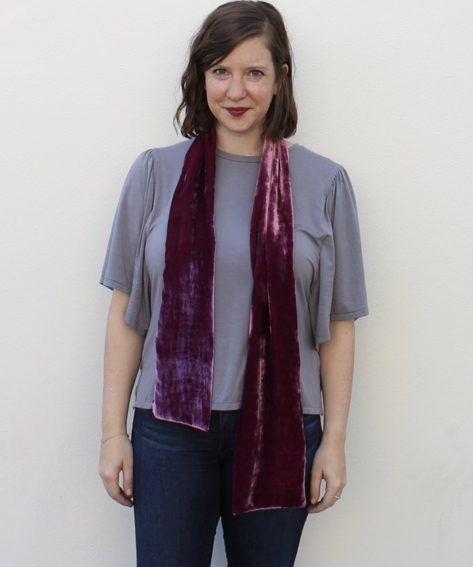 Dana Herbert | Silk Velvet Scarf