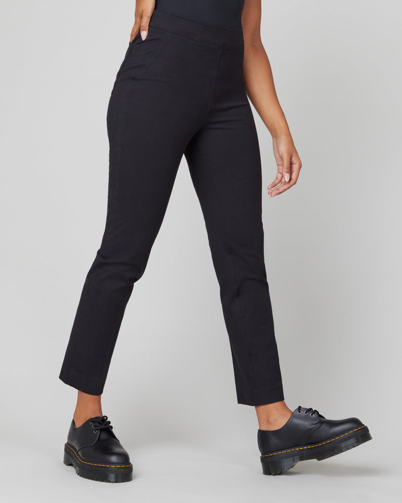 Spanx- On the Go Ankle Slim Pant- Classic Black