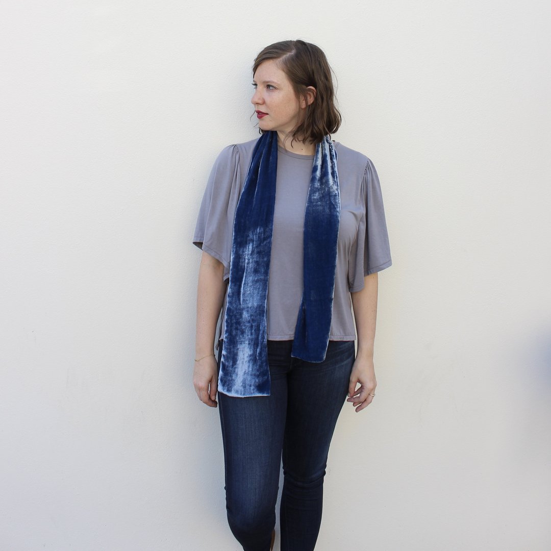 Dana Herbert | Silk Velvet Scarf