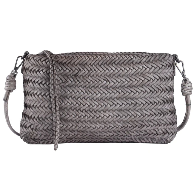 Latico-Hale Crossbody Clutch-Grey