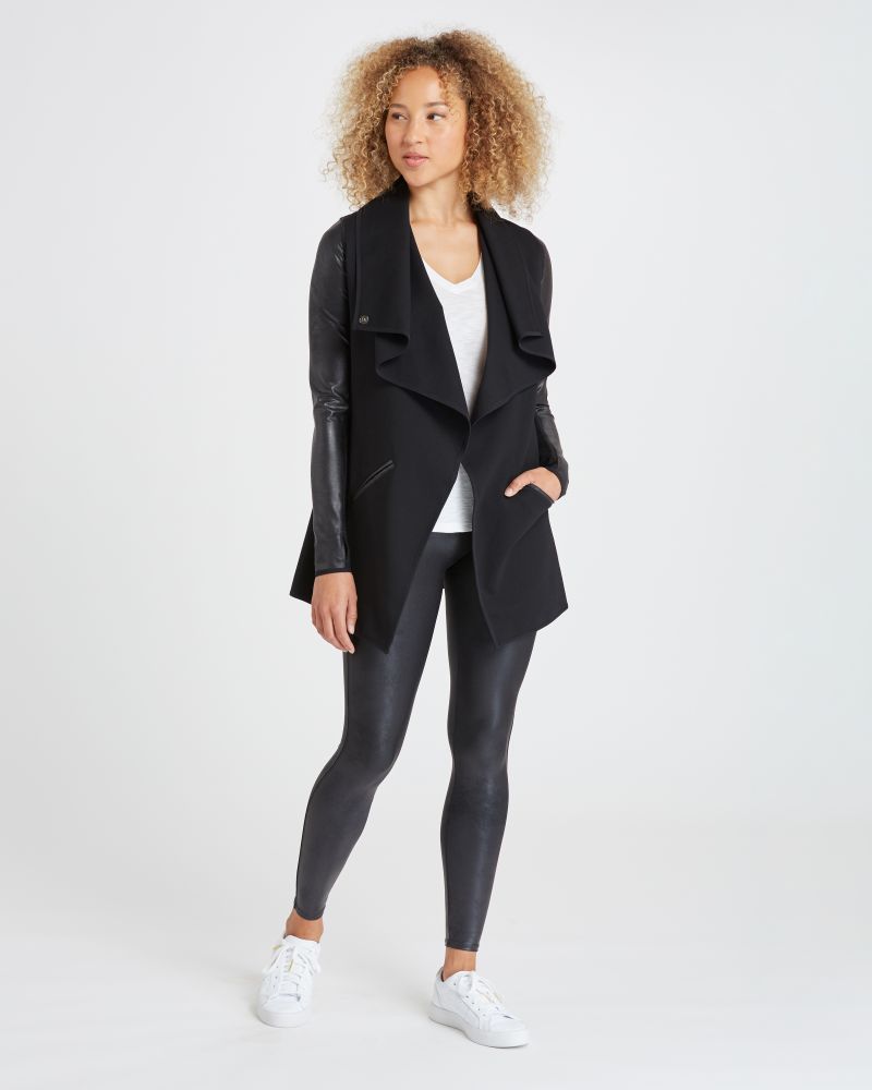 Spanx - Drape Front Jacket - Black – Sign of the Pampered Maiden