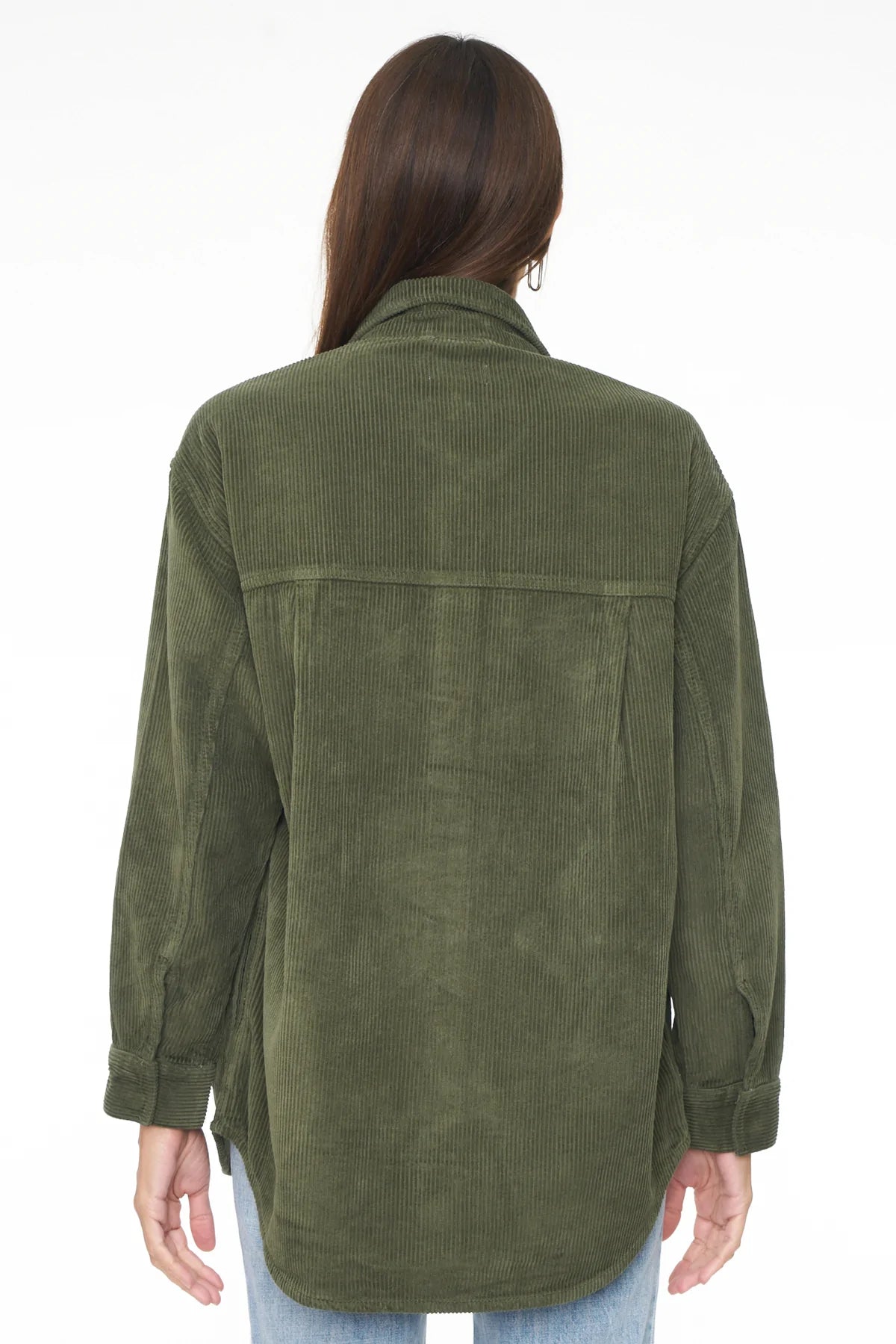 Pistola - Mandy Oversized Shacket - Pine