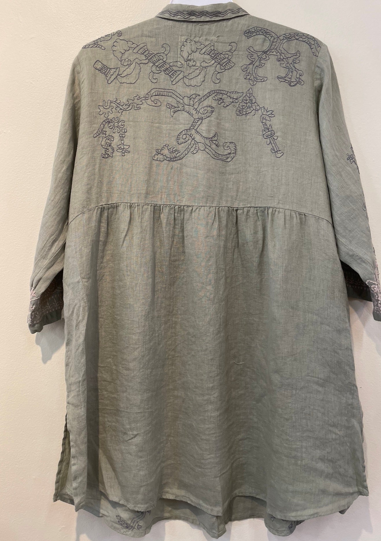 Johnny Was- Aubrey Tunic- Oil Green