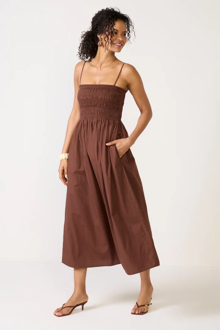 Pistola | Bianca Shirred Bodice Dress
