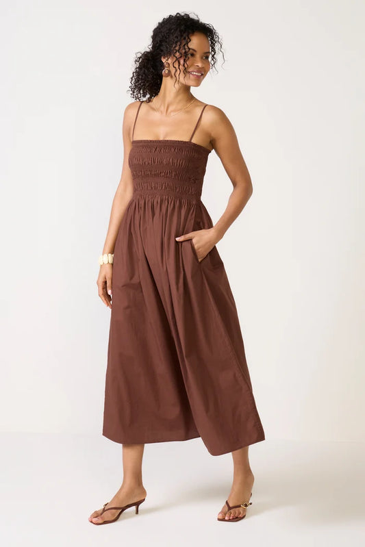 Pistola | Bianca Shirred Bodice Dress