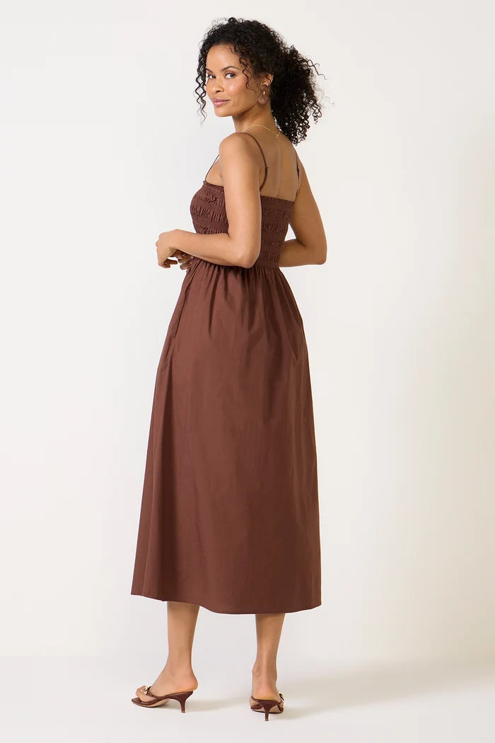 Pistola | Bianca Shirred Bodice Dress