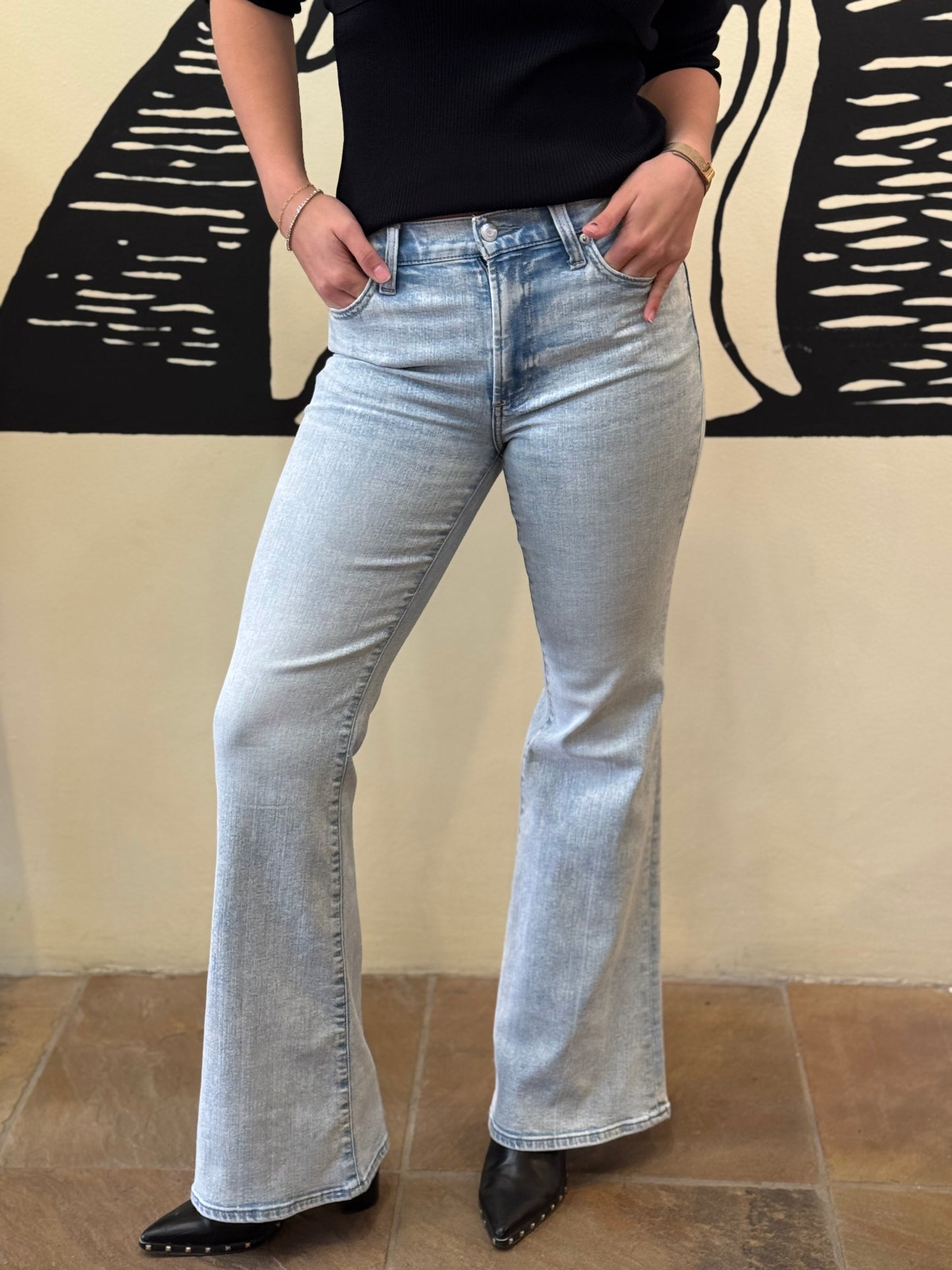 Pistola | Kinsley Mid Rise Ultra Flare