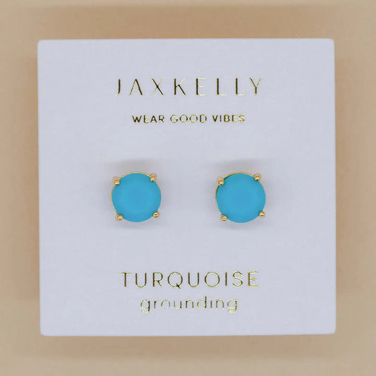 JaxKelly | Turquoise Gemstone Earrings