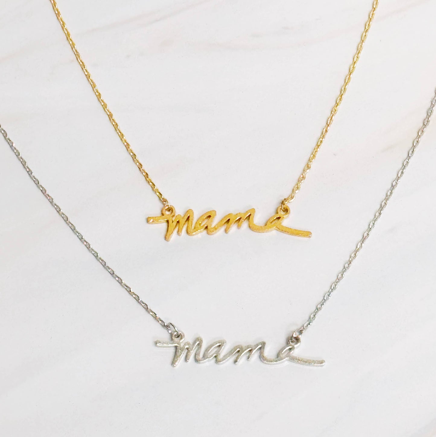 Ellison+Young | Mama Script Necklace