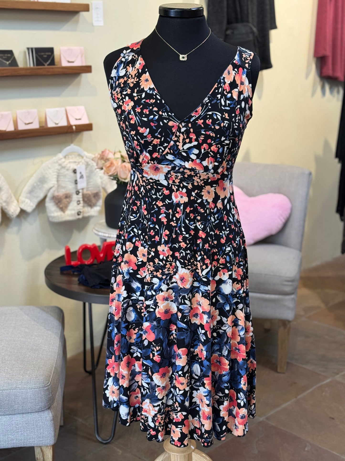 Bucko | Luisa Dress | Black Border Print