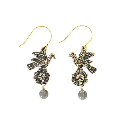 Tara Gasparian - Oaxaca Earrings- Bronze