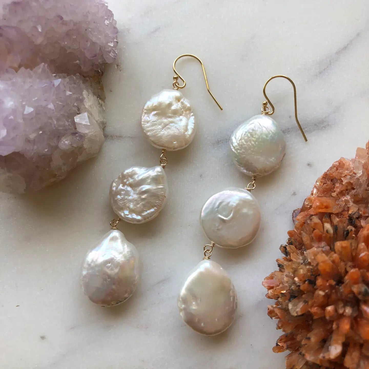 Jessica Matrasko - Passion Pearl Earrings