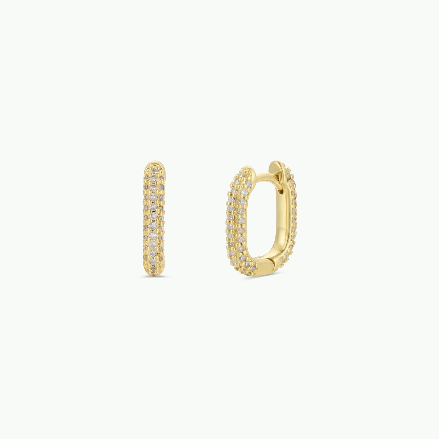 JaxKelly | Pave Gold Hoops