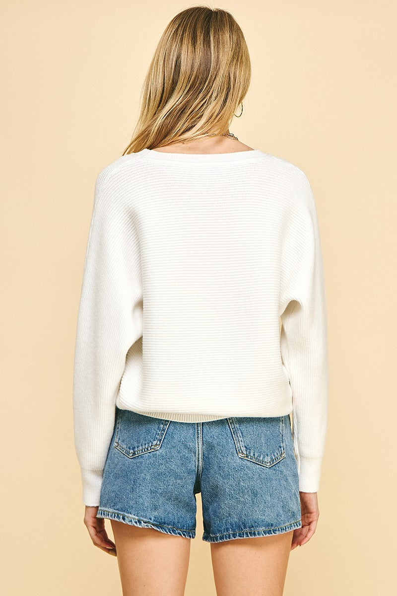 Pinch-Sweater- Ivory