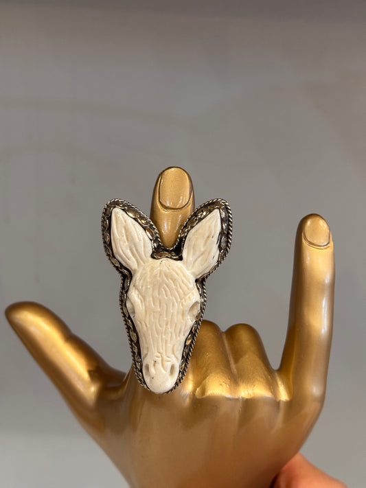 Tara Gasparian | Bone Donkey Ring