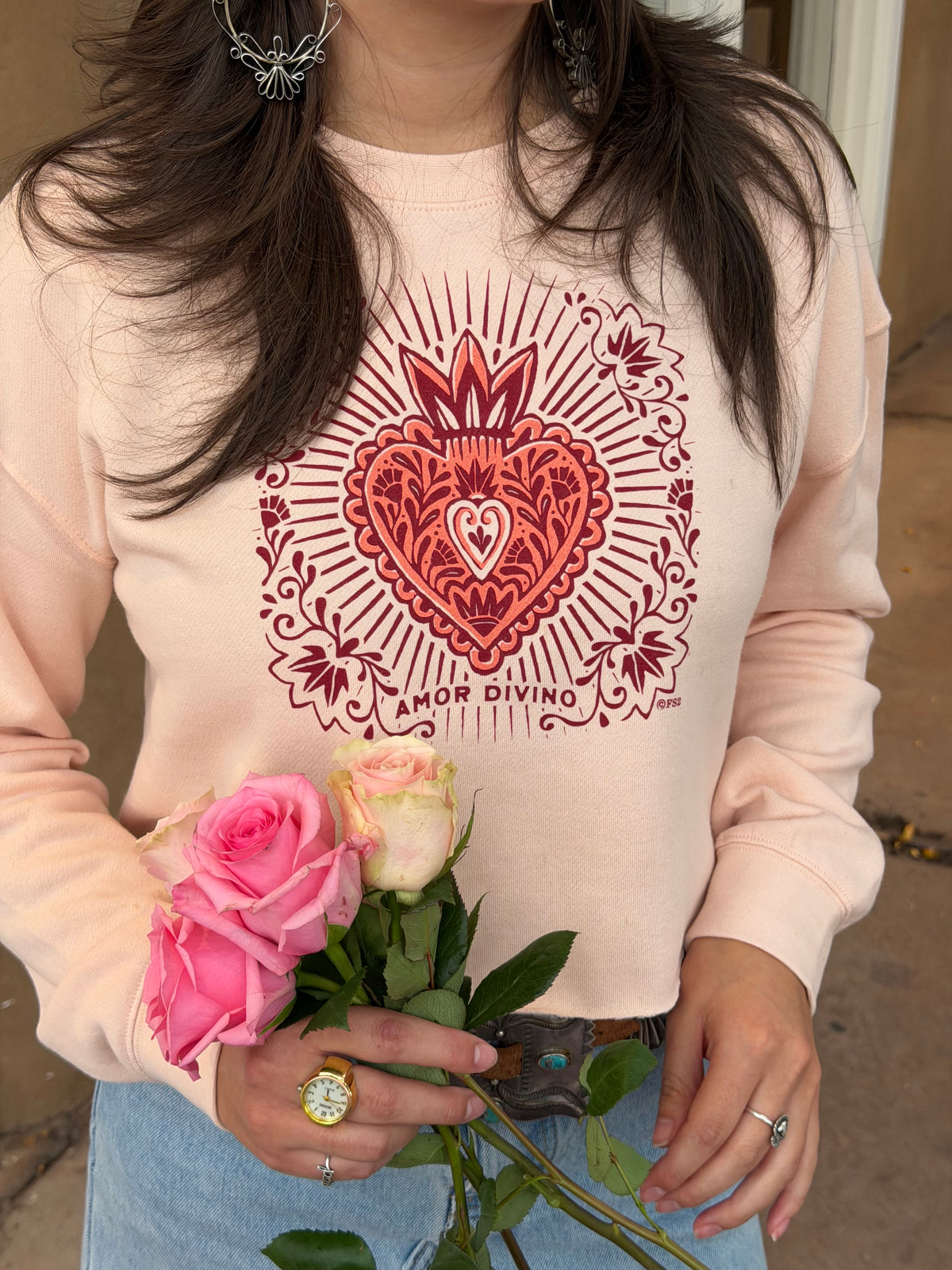FS2 Supply | Amor Divino Cropped Crewneck