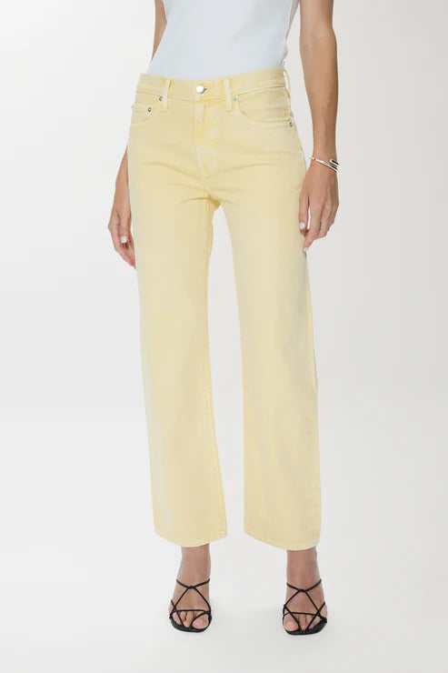 Pistola | Lexi Mid Rise Bowed Straight