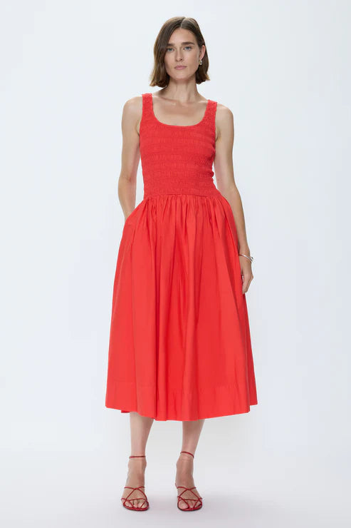 Pistola | Alessia Smocked Drop Waist Dress