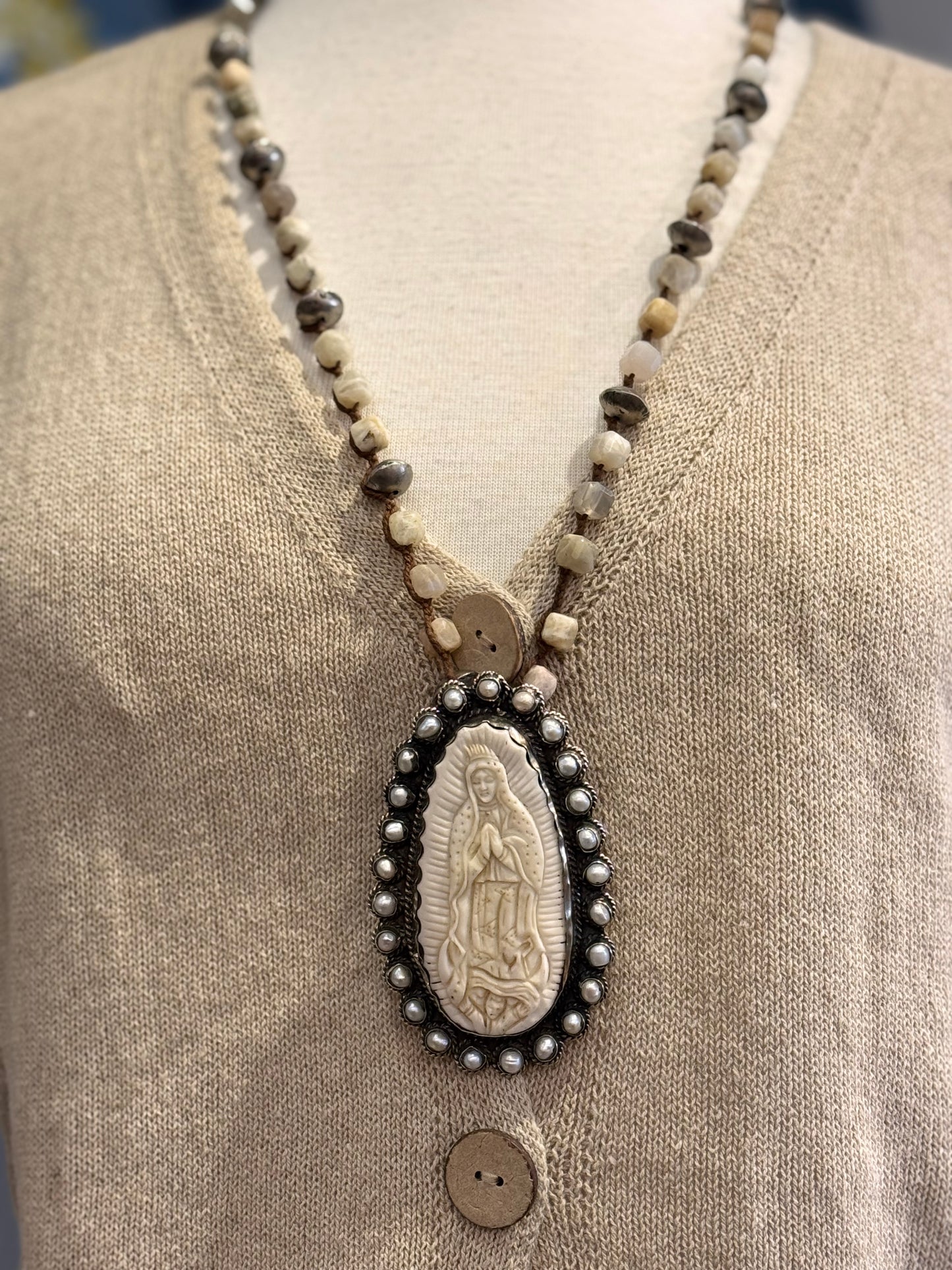 Tara Gasparian | Moonstone Bone Pearl