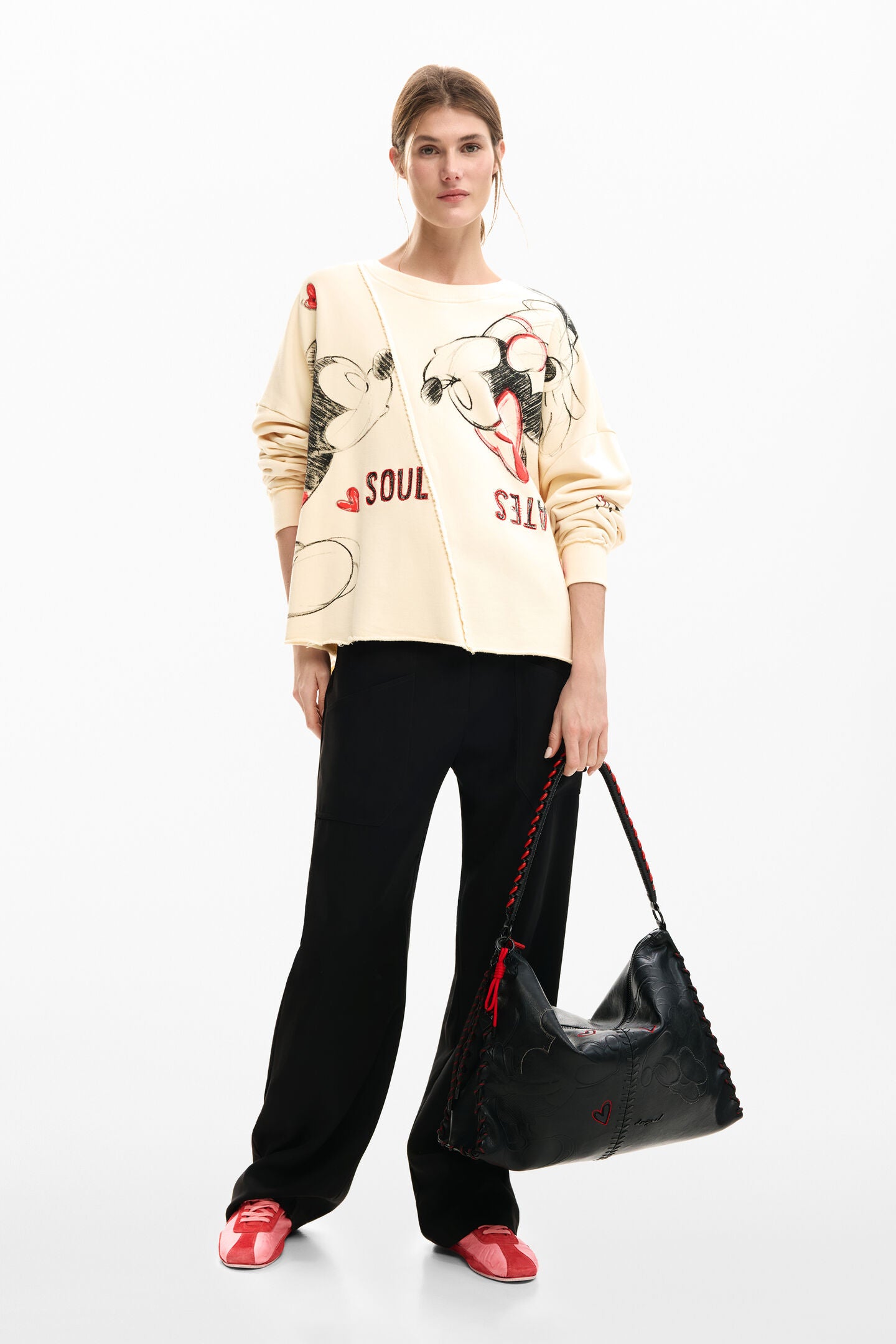 Desigual | Mickey & Minnie Mouse Sweatshirt