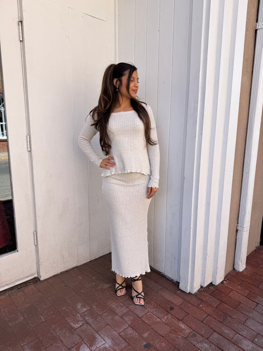 Bucko | Tania Pencil Skirt | Natural