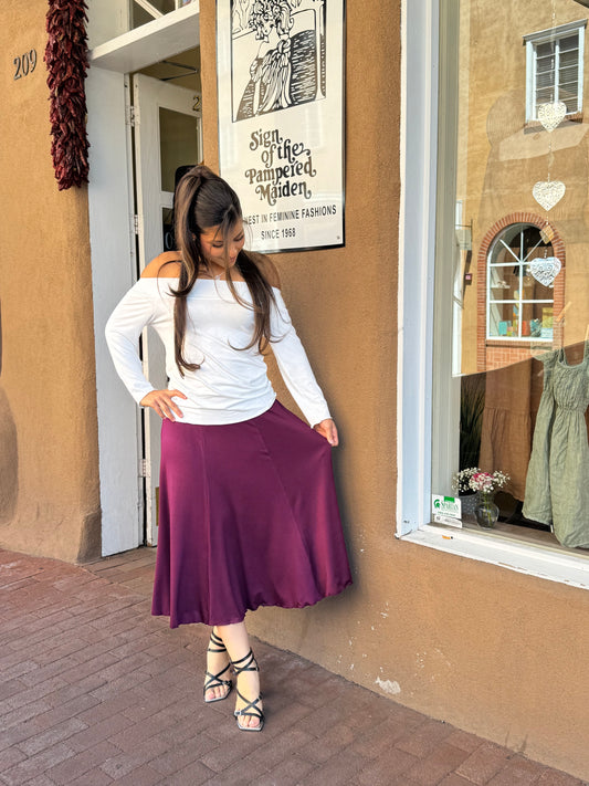 Bucko | Denise Gore Skirt | Plum