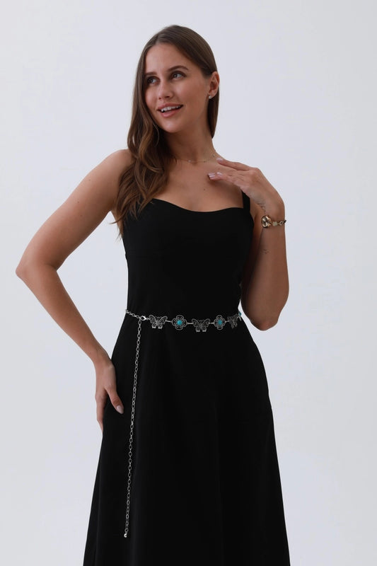 Leto | Western Butterfly Chain Belt