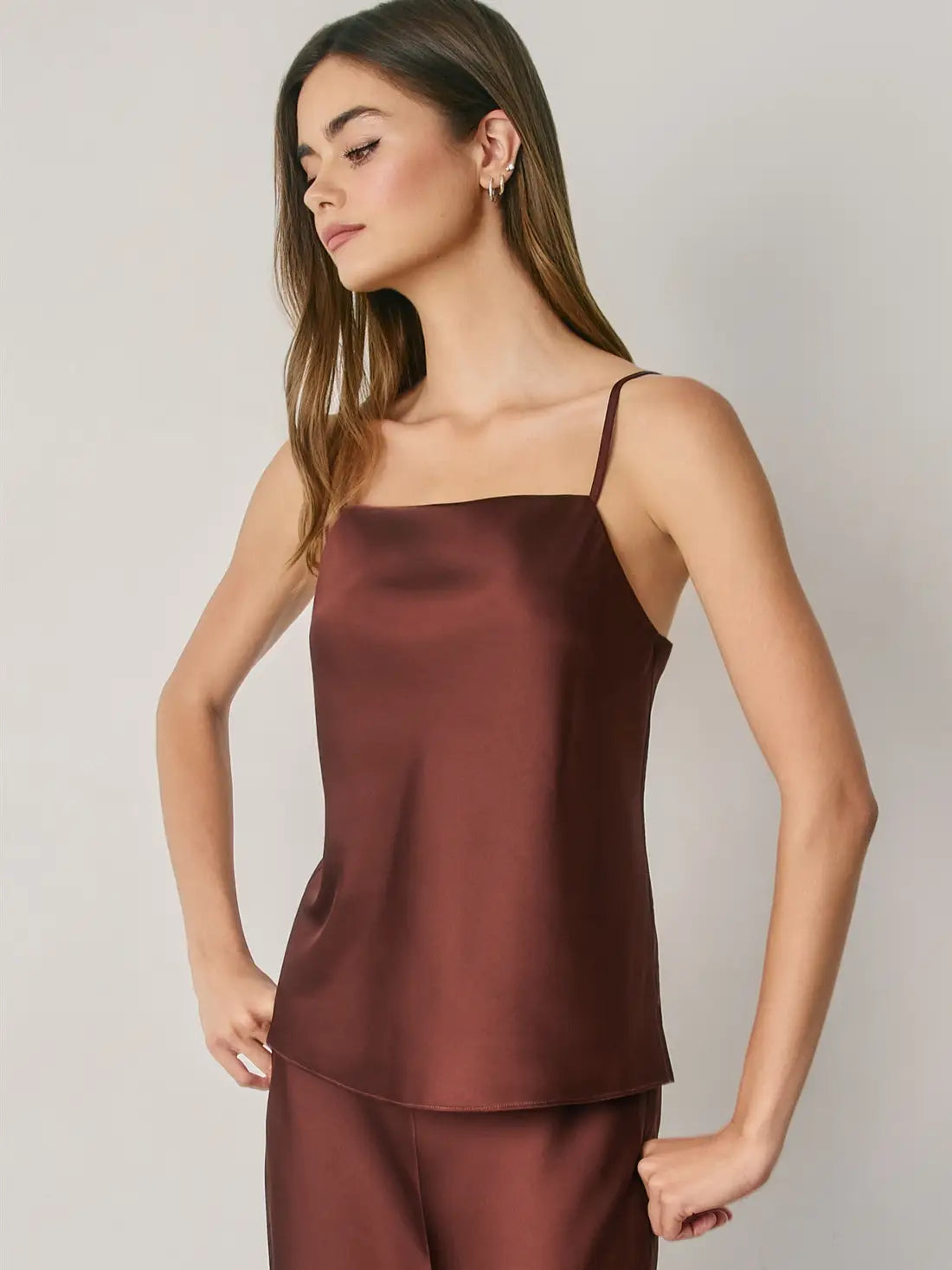 Dress Forum | Satin Cami Top