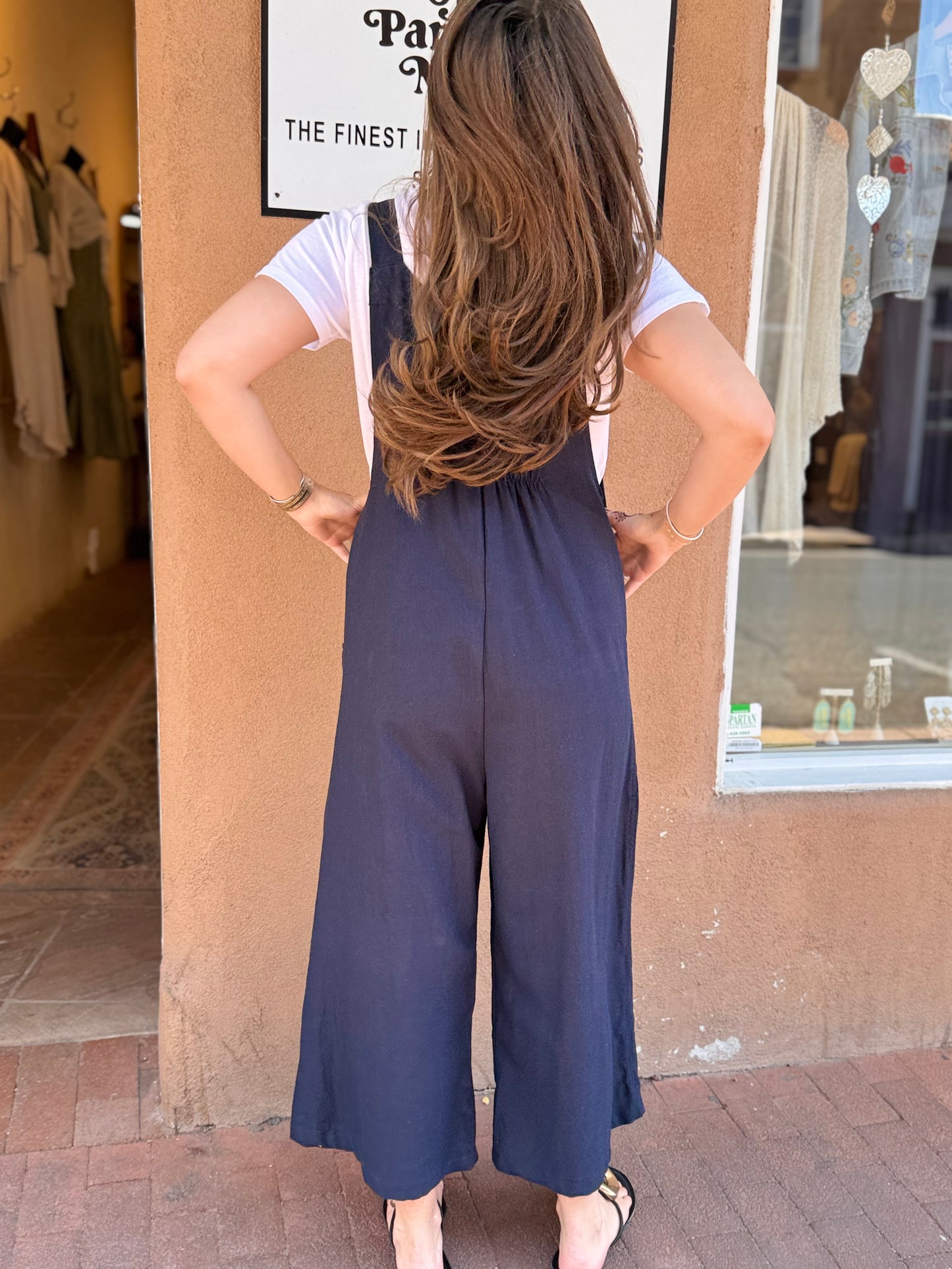 Bucko | Linen Jumpsuit | Midnight Navy