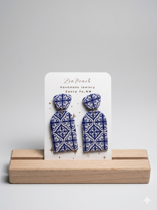 ZiaPeach | Spanish Tile Earrings