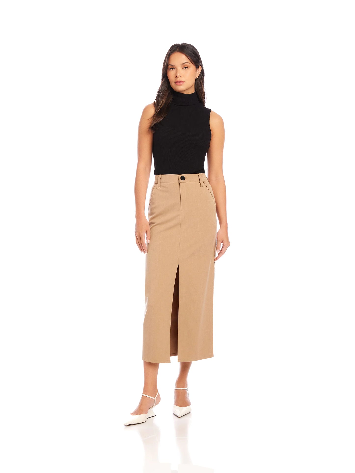 Fifteen Twenty - Claire Saddle Stitch Skirt