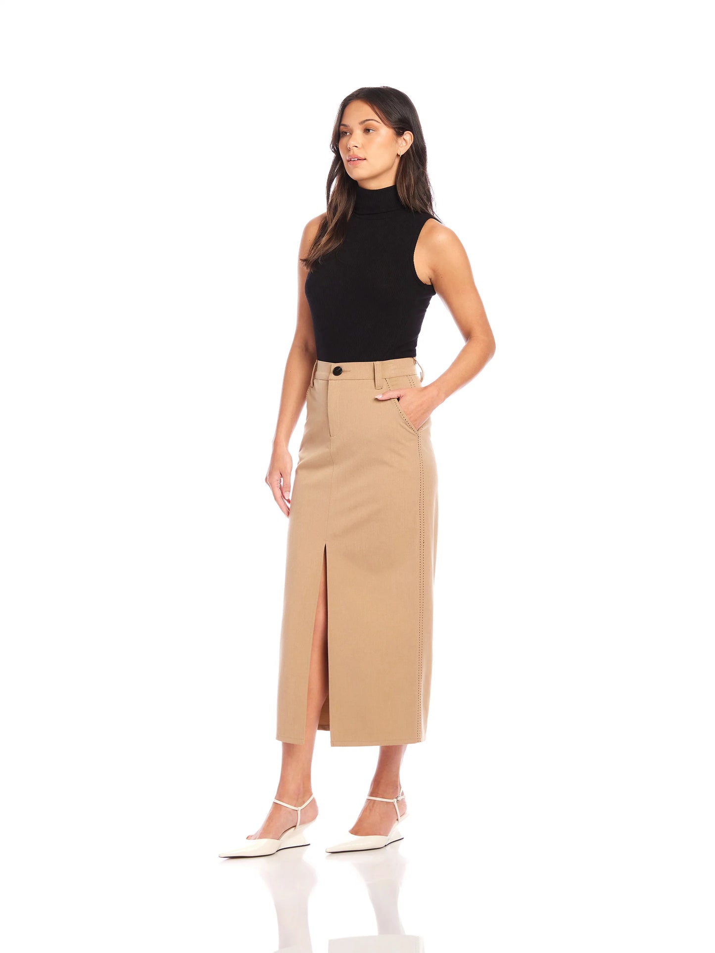 Fifteen Twenty - Claire Saddle Stitch Skirt