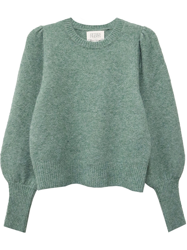 Fifteen Twenty | Lia Shirred Sleeve Sweater