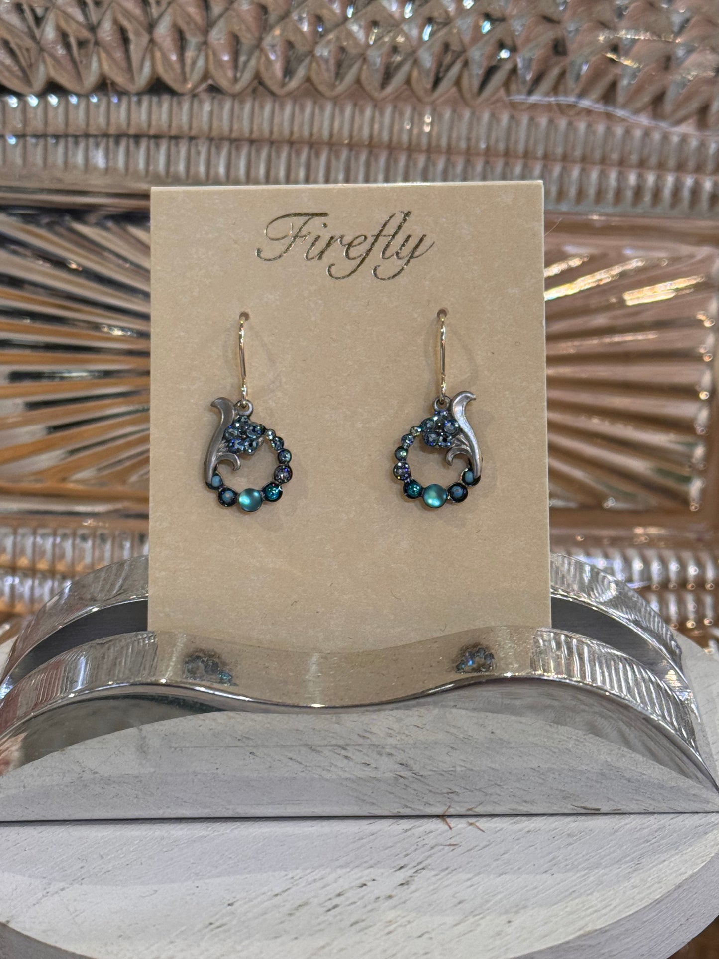 Firefly | Moonlight Petite Hoop Flower Earrings