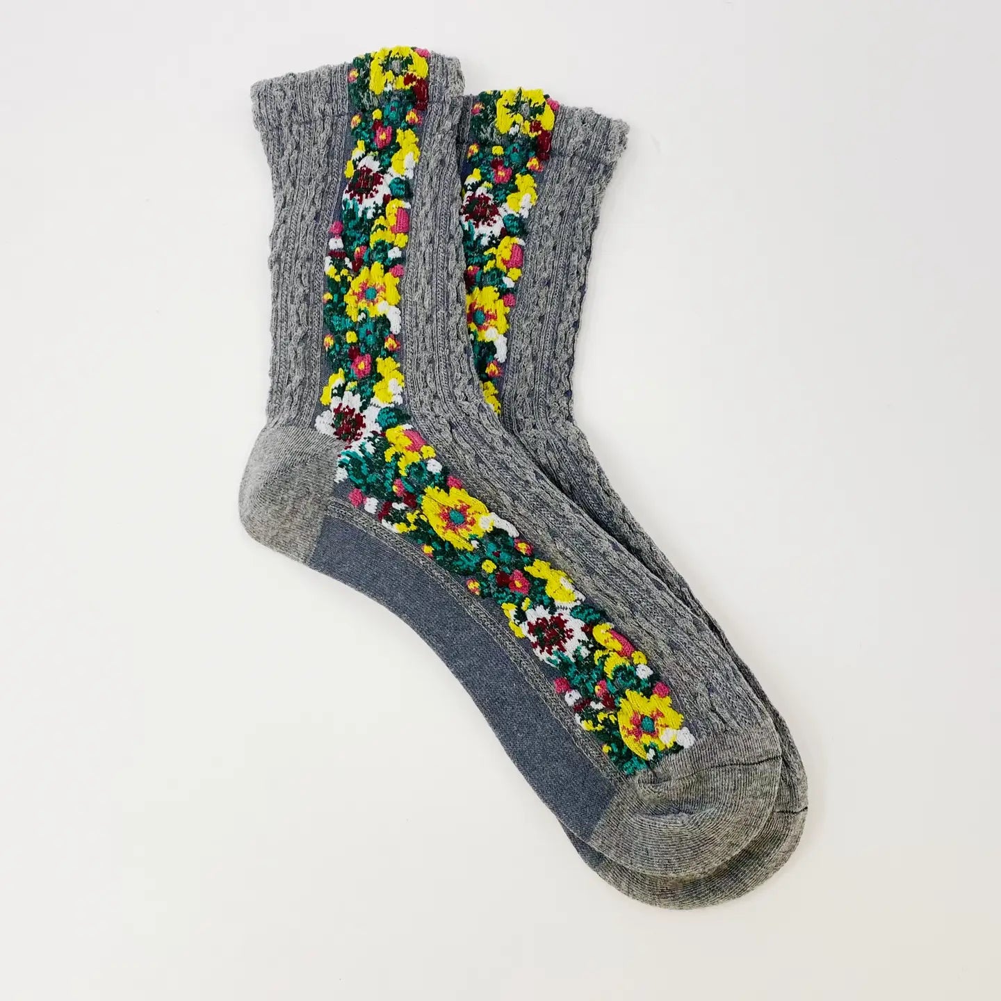 Ellison+Young | Noble Floral Beauty Socks