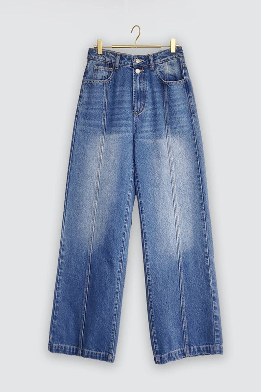 Aaron & Amber | Wide Leg Jeans