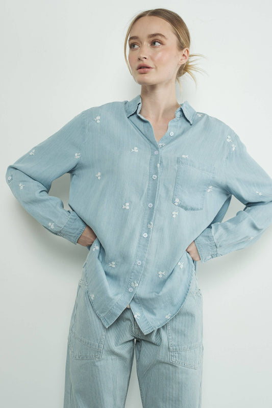 Aaron & Amber | Chambray Shirt