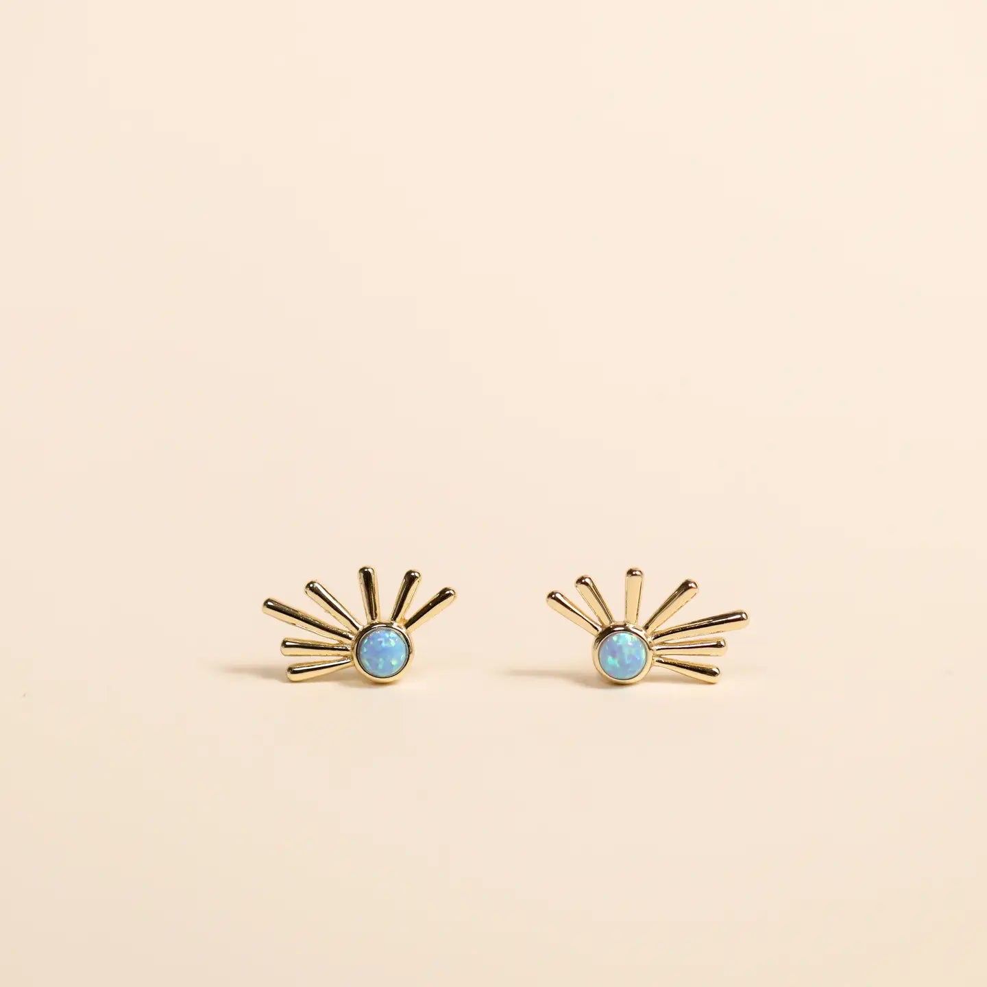 JaxKelly | Sun Ray Gold Earrings