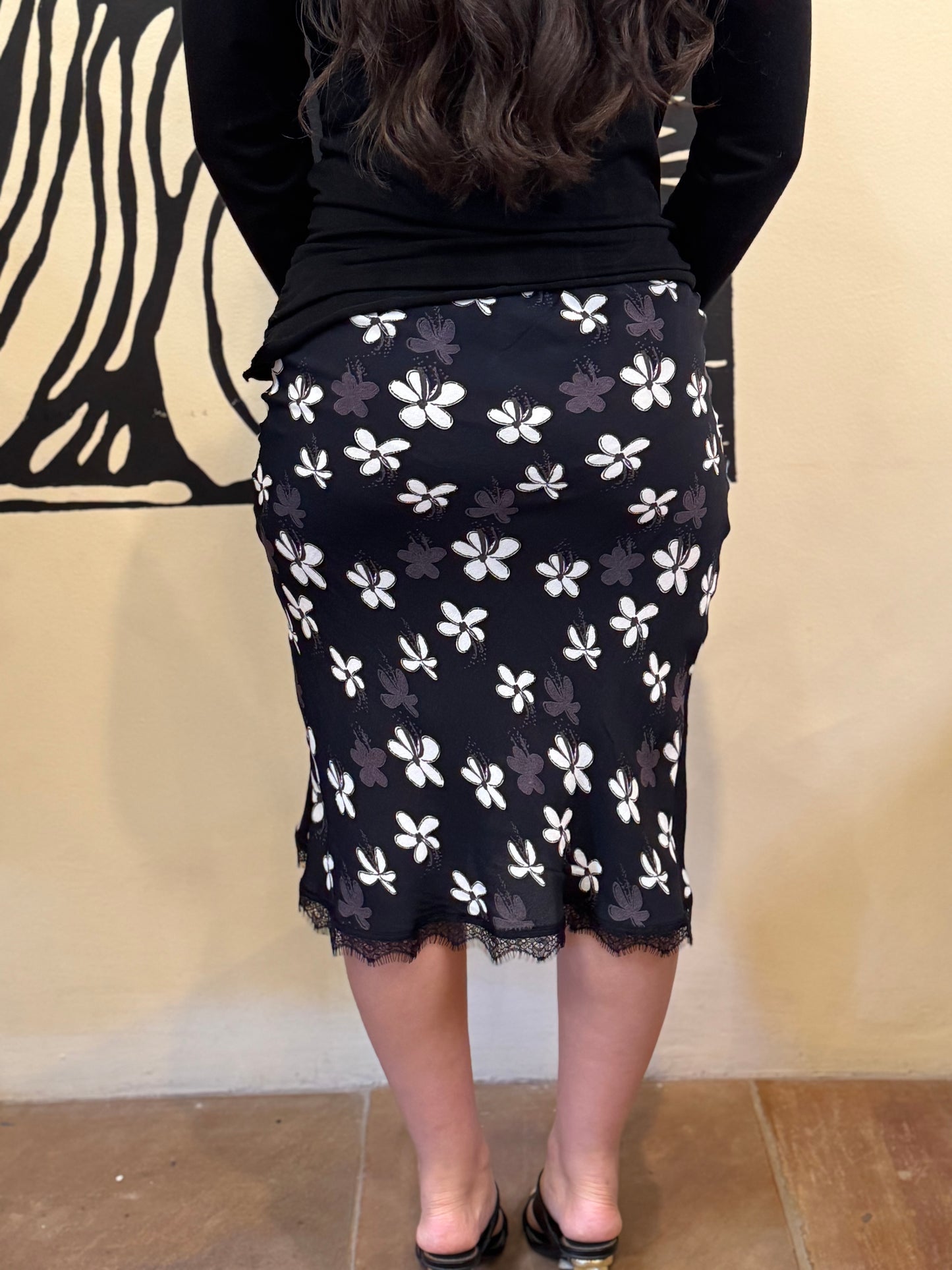 Bucko  | Luna Skirt | B/W Floral