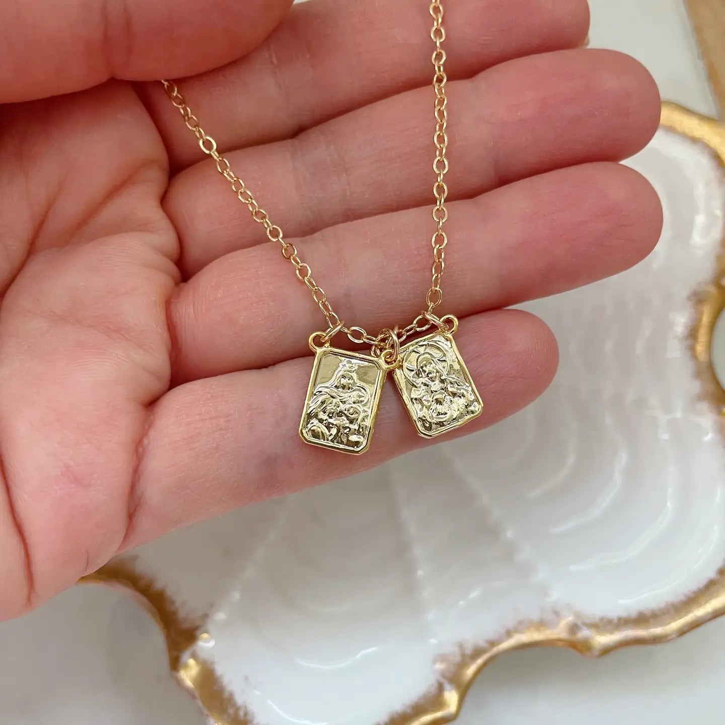 Laalee Jewelry - Scapular Necklace