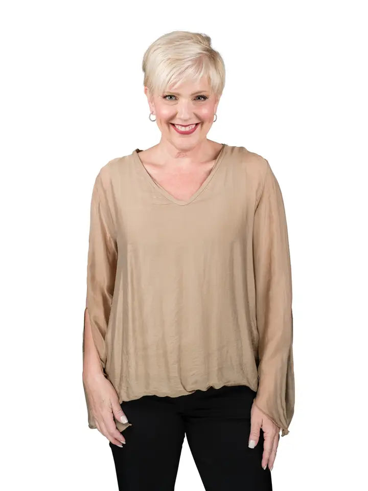 TINA | Tiffany Silk Butterfly Bottom Top | OS