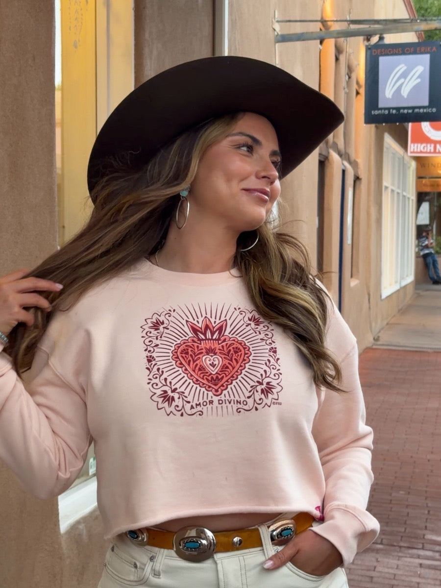 FS2 Supply | Amor Divino Cropped Crewneck