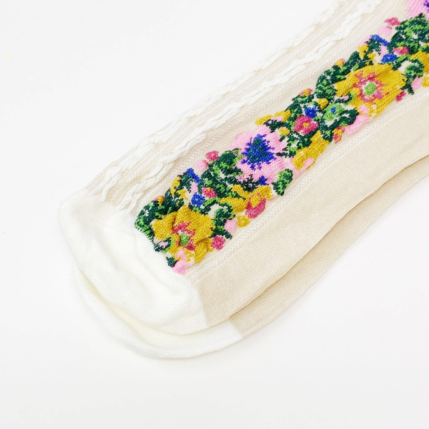 Ellison+Young | Noble Floral Beauty Socks
