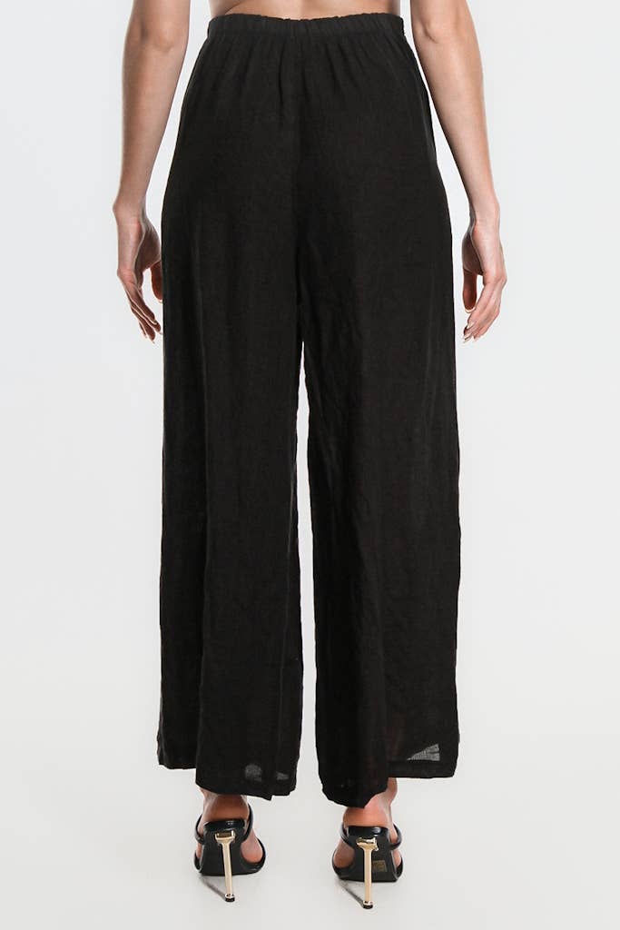 TINA | Gracelynn Button Linen Pant | OS