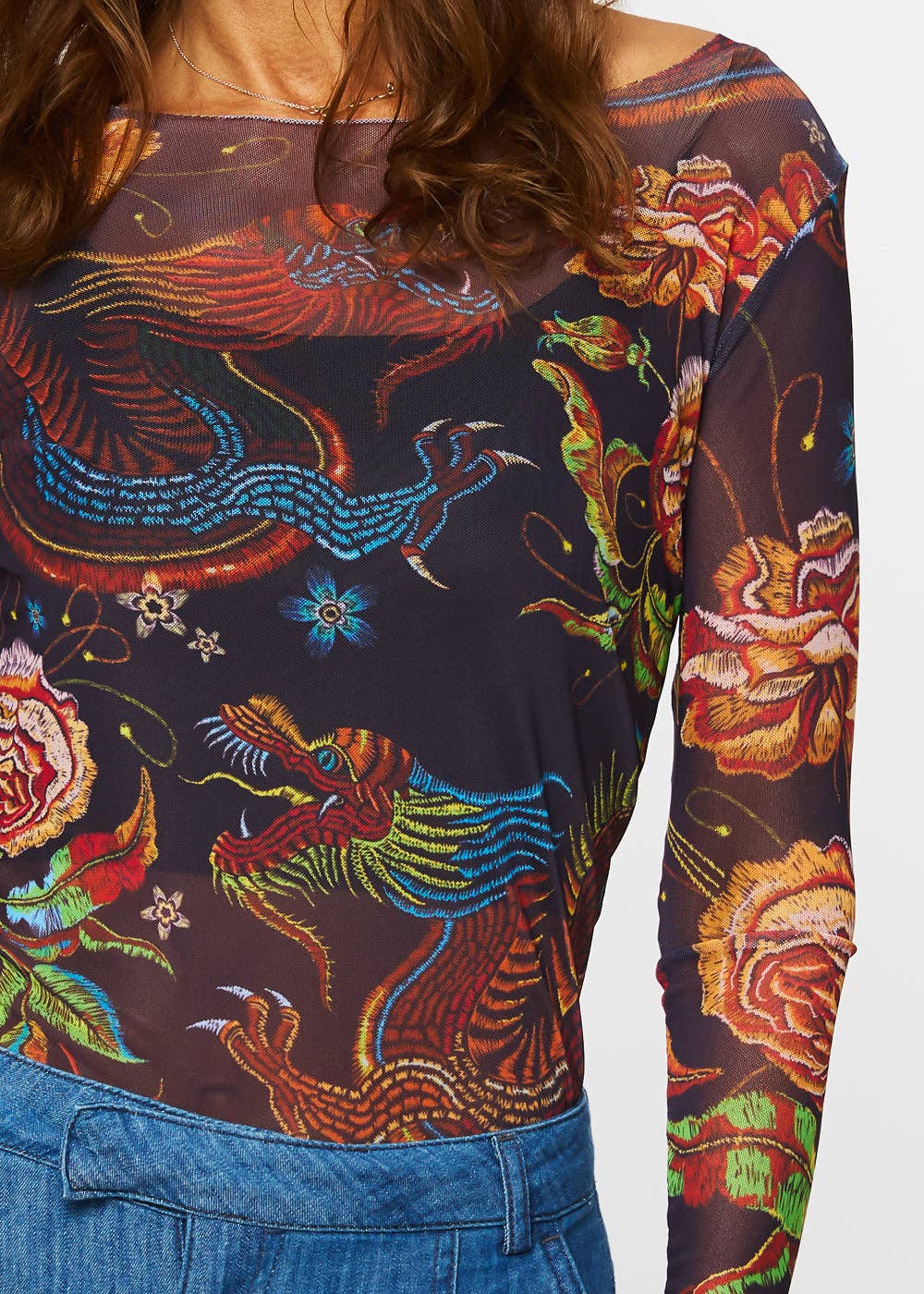 AMB Designs | Dragon Rose Top