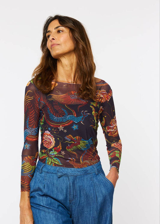 AMB Designs | Dragon Rose Top