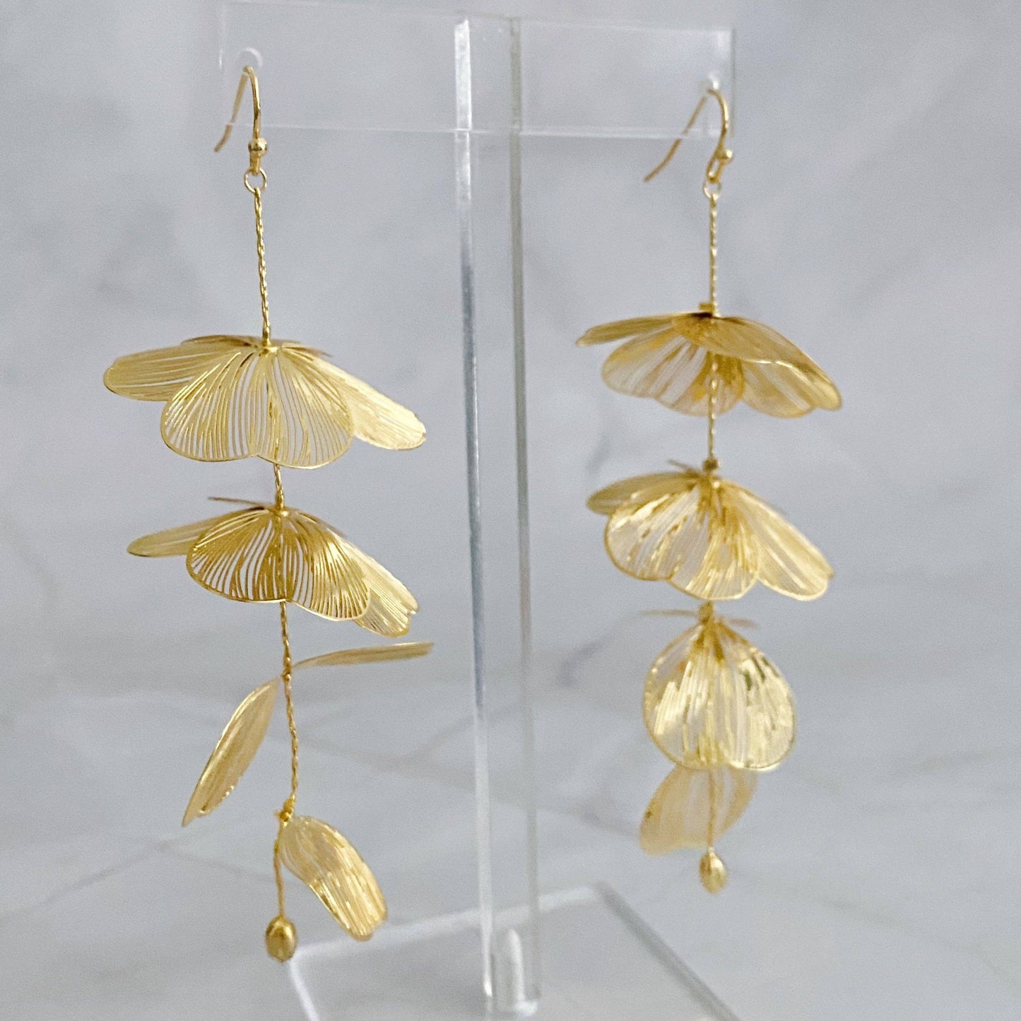 Ellison+Young | Artful Filigree Flower Drop Earrings