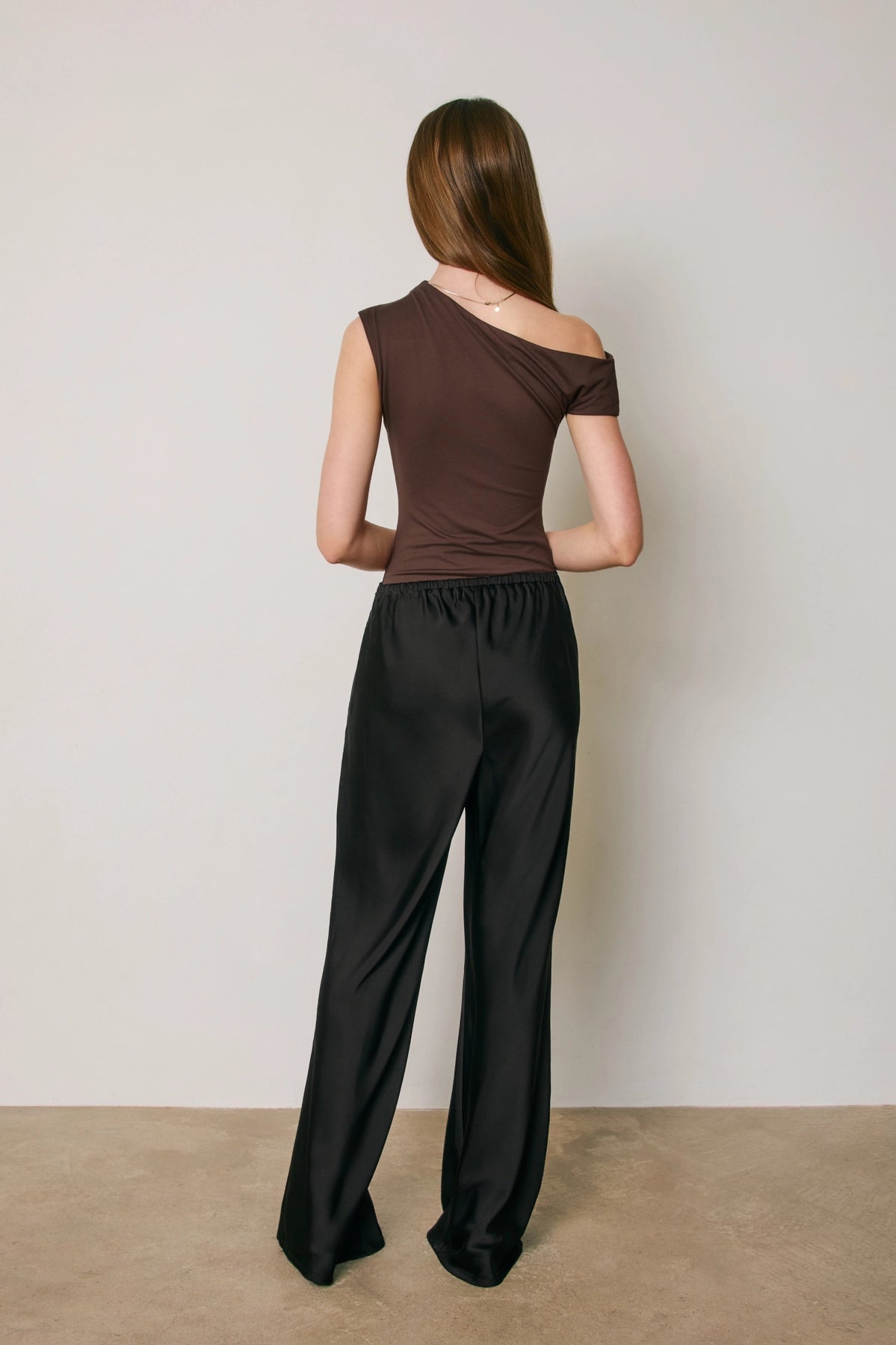 Dress Forum | Satin Straight leg Pants